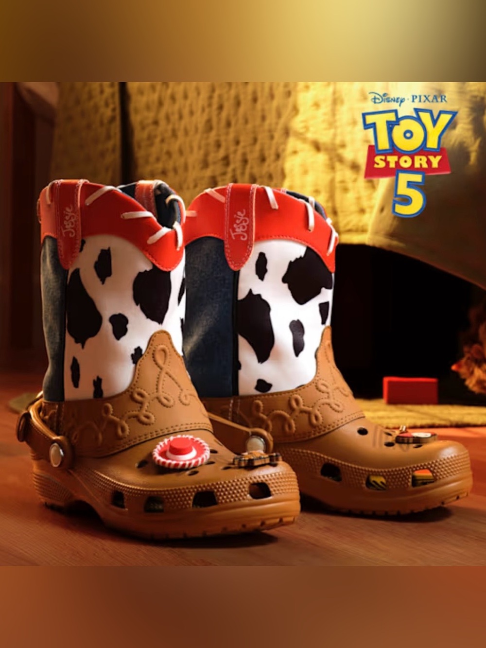 CROCS DISNEY PIXAR TOY STORY 5 JESSIE BOOTS LIMITED EDITION BRAND NEW! Size 10
